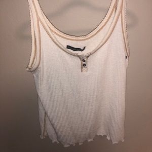 Abercrombie white tank